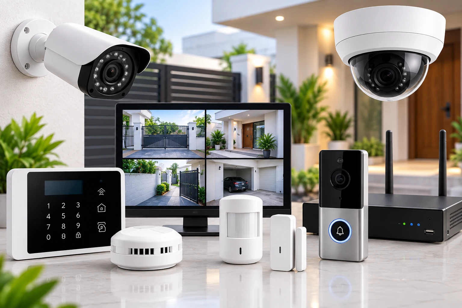 Brand-neutral home security equipment